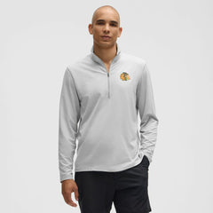 Chicago Blackhawks lululemon Soft Jersey Half-Zip Pullover - Heather Gray - NHL