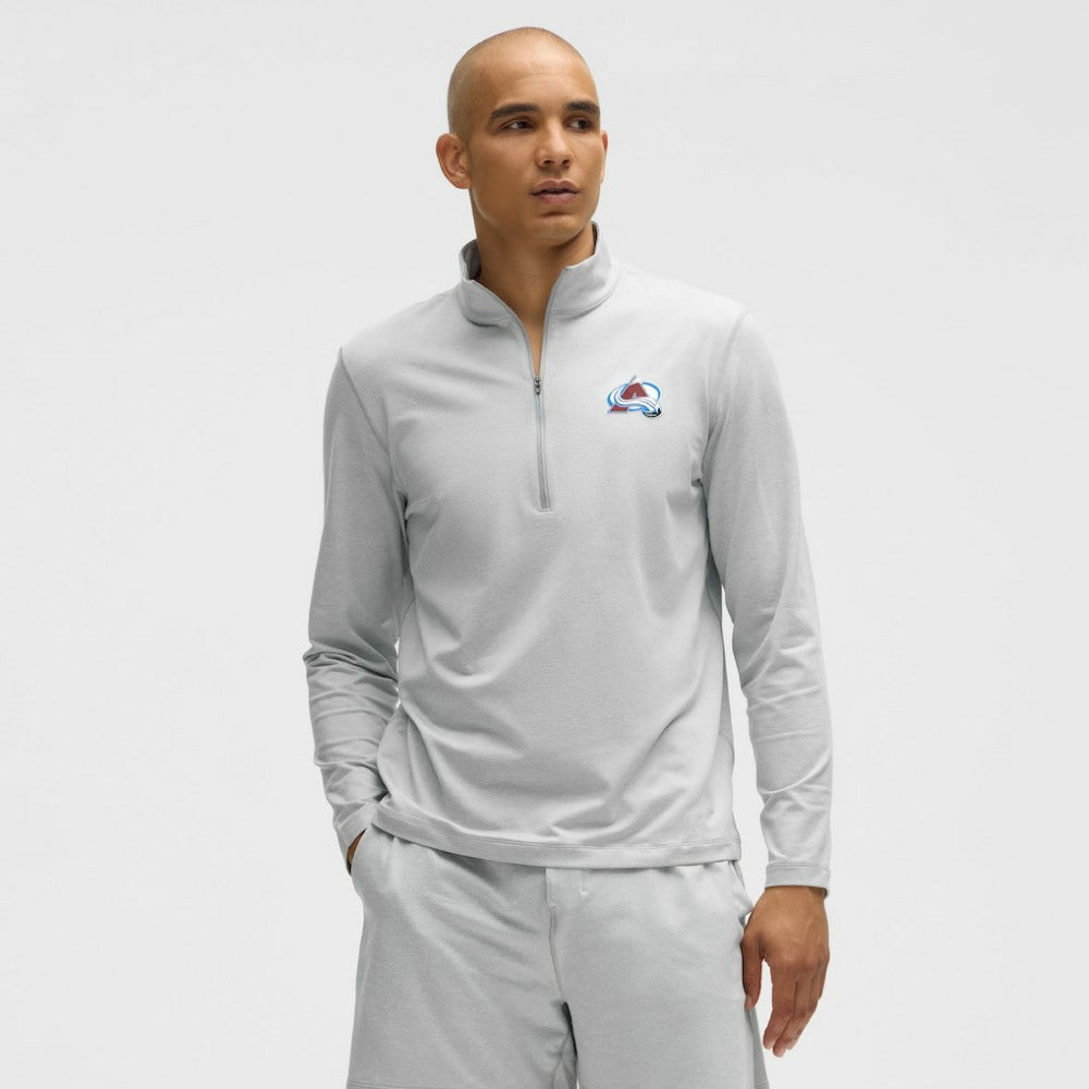 Colorado Avalanche lululemon Soft Jersey Half-Zip Pullover - Heather Gray - NHL