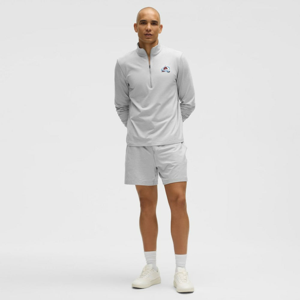 Colorado Avalanche lululemon Soft Jersey Half-Zip Pullover - Heather Gray - NHL