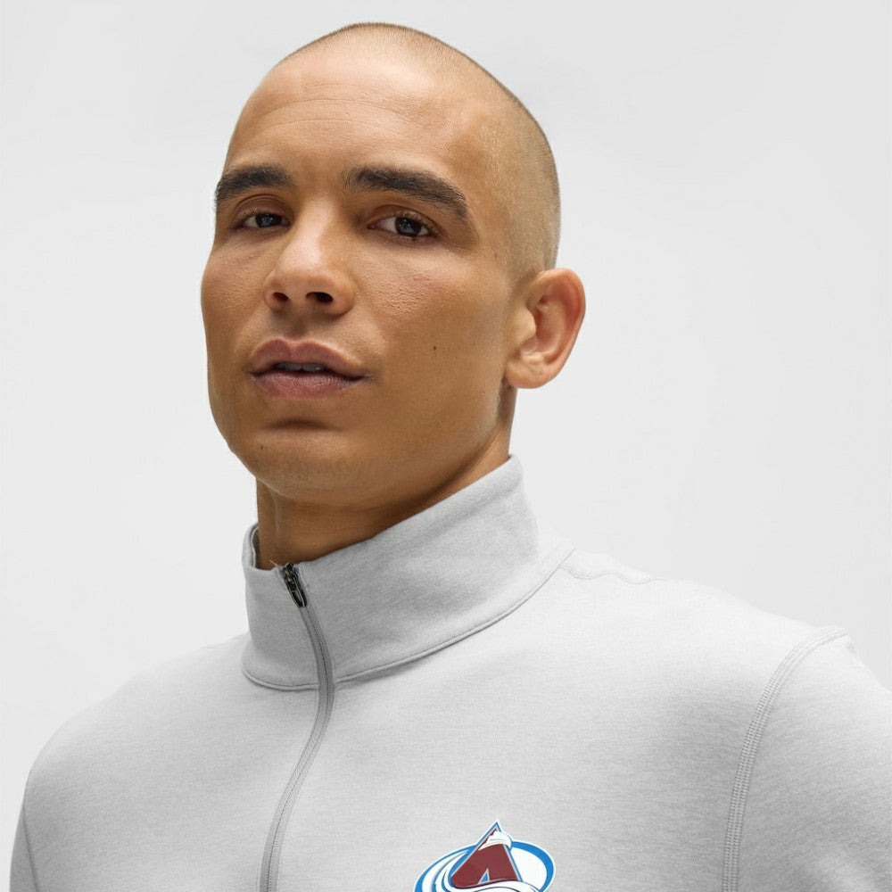 Colorado Avalanche lululemon Soft Jersey Half-Zip Pullover - Heather Gray - NHL