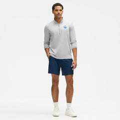 Edmonton Oilers lululemon Soft Jersey Half-Zip Pullover - Heather Gray - NHL