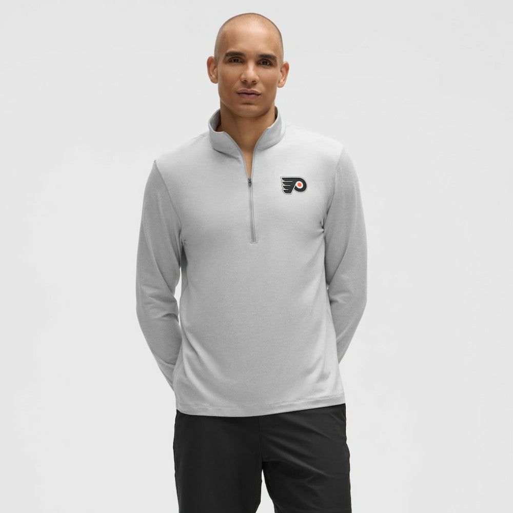 Philadelphia Flyers lululemon Soft Jersey Half-Zip Pullover - Heather Gray - NHL