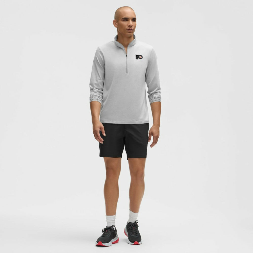 Philadelphia Flyers lululemon Soft Jersey Half-Zip Pullover - Heather Gray - NHL