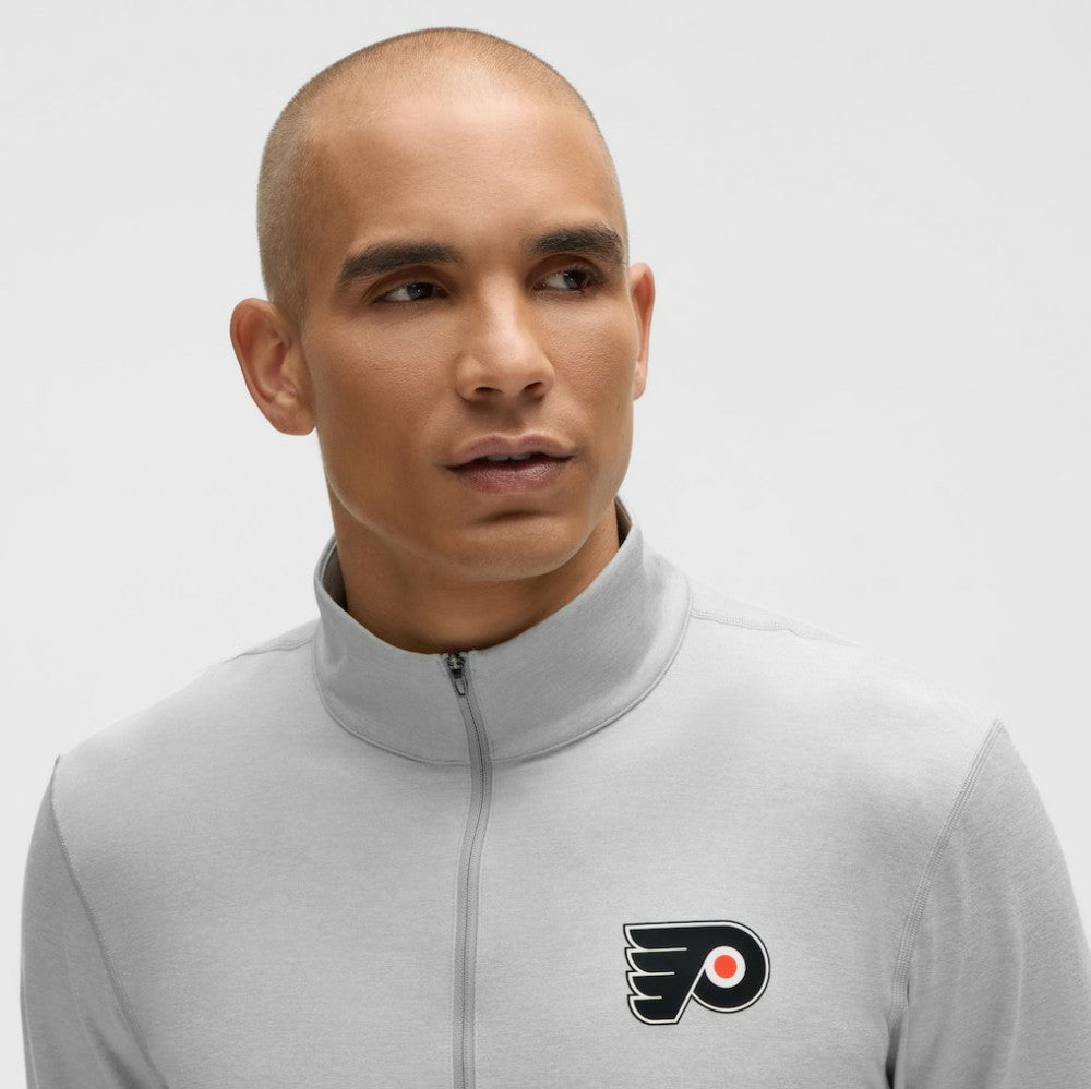Philadelphia Flyers lululemon Soft Jersey Half-Zip Pullover - Heather Gray - NHL