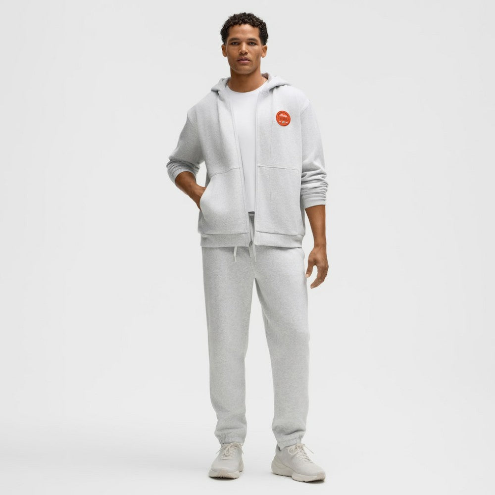 Anaheim Ducks lululemon Steady State Full-Zip Hoodie - Heathered Core Ultra Light Grey - NHL