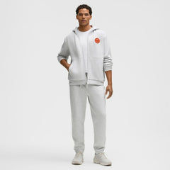 Anaheim Ducks lululemon Steady State Full-Zip Hoodie - Heathered Core Ultra Light Grey - NHL