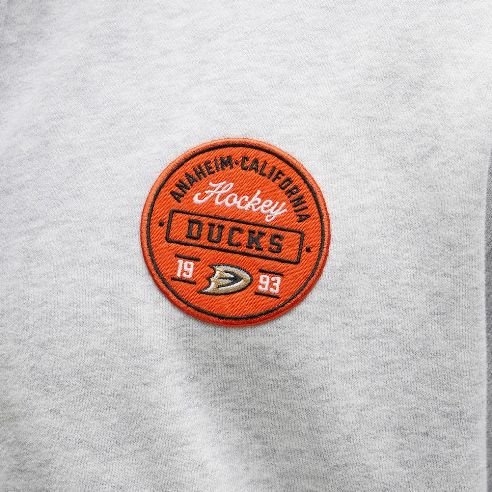 Anaheim Ducks lululemon Steady State Full-Zip Hoodie - Heathered Core Ultra Light Grey - NHL