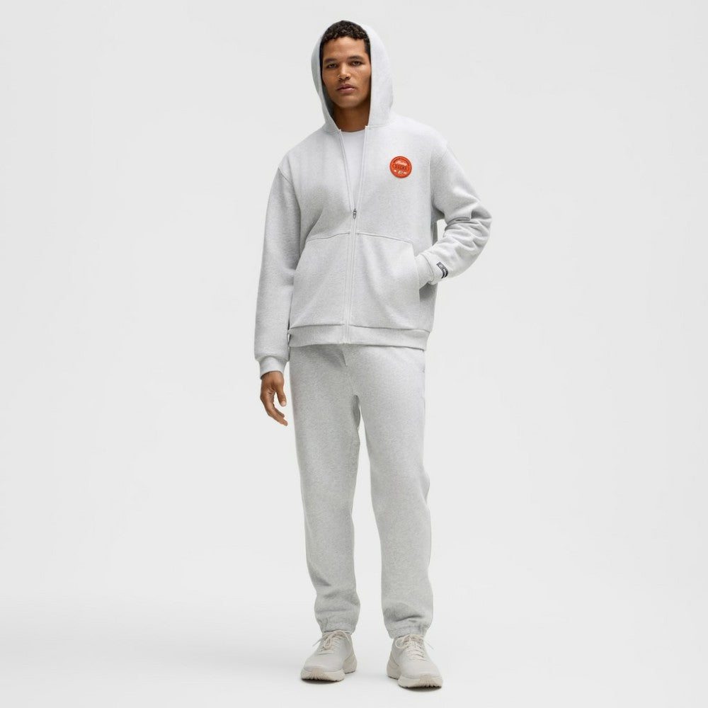 Anaheim Ducks lululemon Steady State Full-Zip Hoodie - Heathered Core Ultra Light Grey - NHL