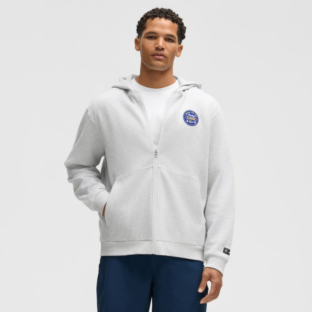 Buffalo Sabres lululemon Steady State Full-Zip Hoodie - Heathered Core Ultra Light Grey - NHL