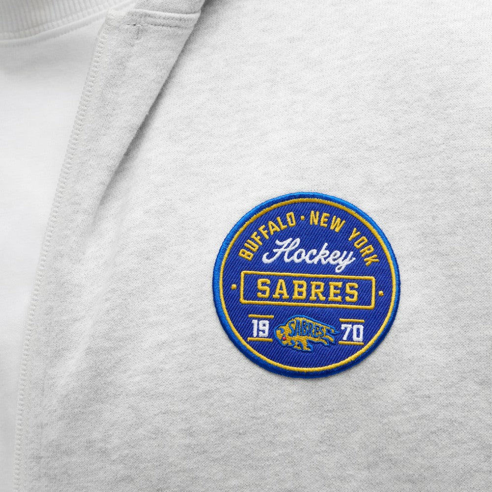 Buffalo Sabres lululemon Steady State Full-Zip Hoodie - Heathered Core Ultra Light Grey - NHL