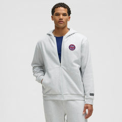 Columbus Blue Jackets lululemon Steady State Full-Zip Hoodie - Heathered Core Ultra Light Grey - NHL