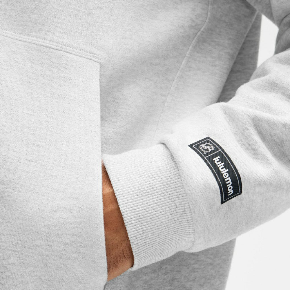 Detroit Red Wings lululemon Steady State Full-Zip Hoodie - Heathered Core Ultra Light Grey - NHL