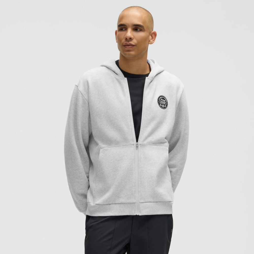Los Angeles Kings lululemon Steady State Full-Zip Hoodie - Heathered Core Ultra Light Grey - NHL