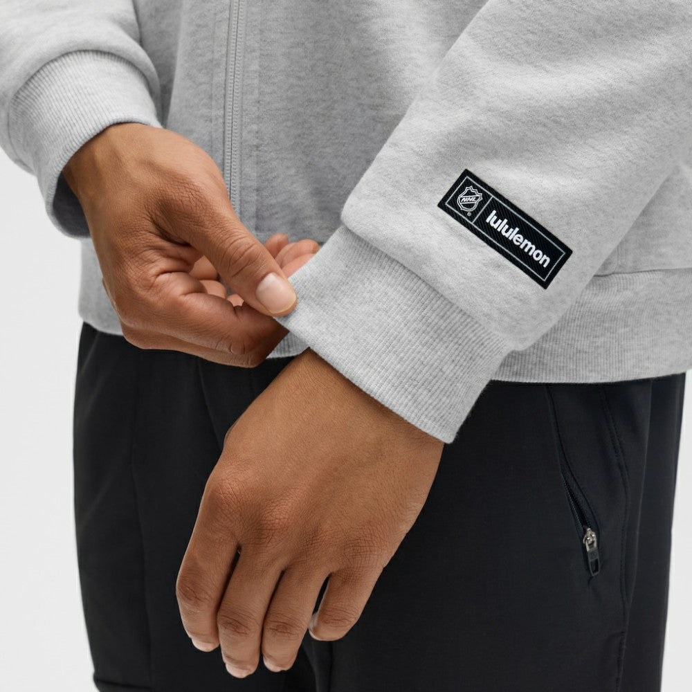 Los Angeles Kings lululemon Steady State Full-Zip Hoodie - Heathered Core Ultra Light Grey - NHL
