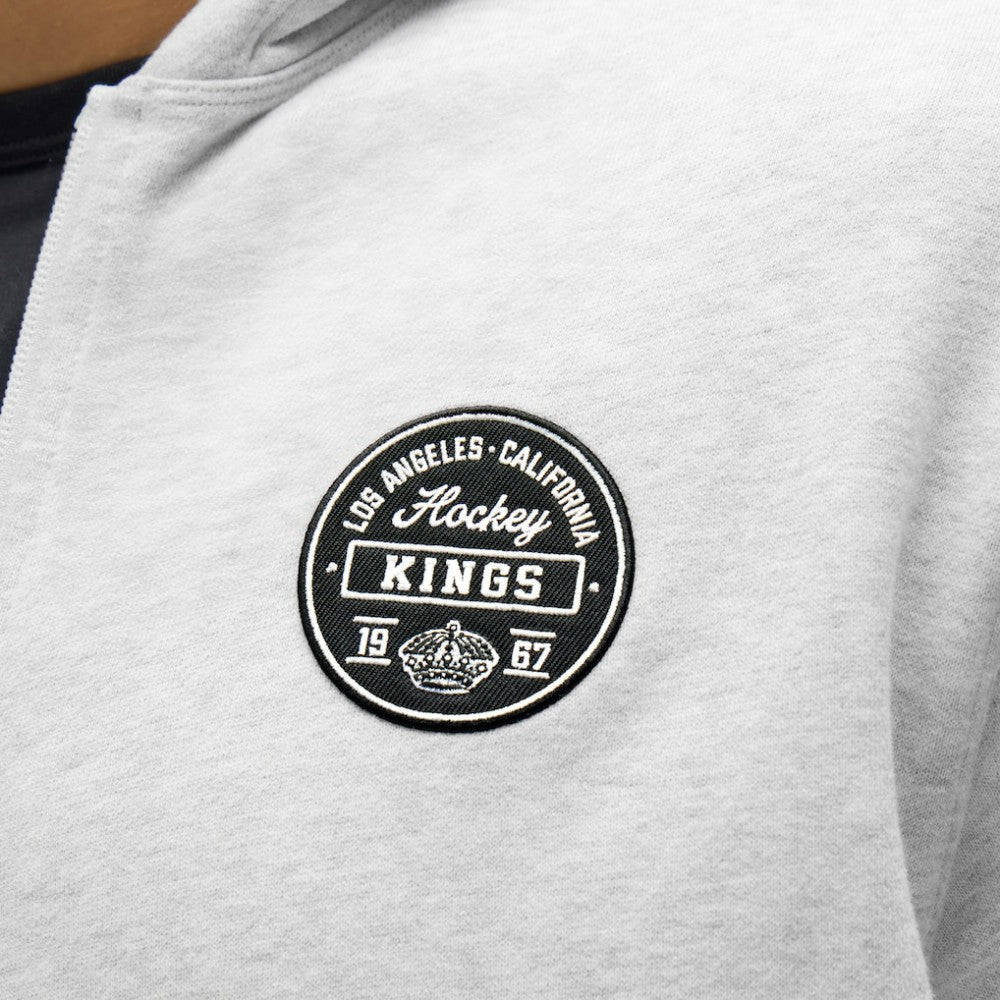 Los Angeles Kings lululemon Steady State Full-Zip Hoodie - Heathered Core Ultra Light Grey - NHL