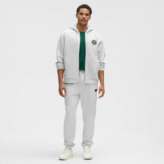 Minnesota Wild lululemon Steady State Full-Zip Hoodie - Heathered Core Ultra Light Grey - NHL