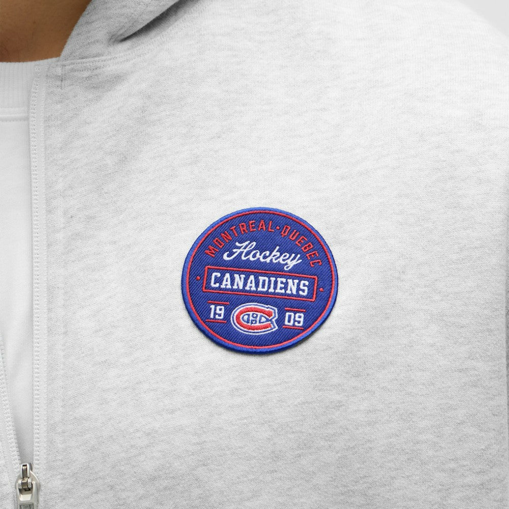 Montreal Canadiens lululemon Steady State Full-Zip Hoodie - Heathered Core Ultra Light Grey - NHL