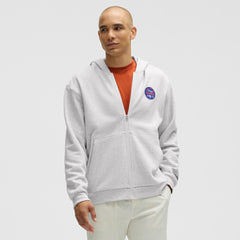 New York Islanders lululemon Steady State Full-Zip Hoodie - Heathered Core Ultra Light Grey - NHL