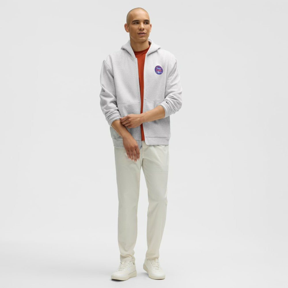 New York Islanders lululemon Steady State Full-Zip Hoodie - Heathered Core Ultra Light Grey - NHL