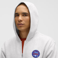 New York Islanders lululemon Steady State Full-Zip Hoodie - Heathered Core Ultra Light Grey - NHL