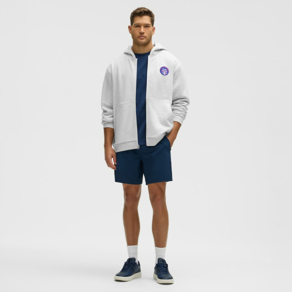 New York Rangers lululemon Steady State Full-Zip Hoodie - Heathered Core Ultra Light Grey - NHL
