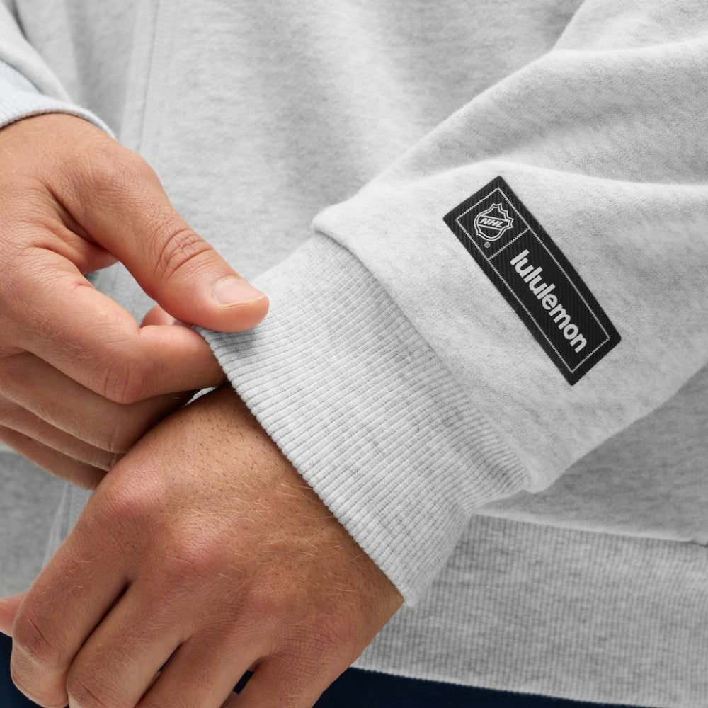 New York Rangers lululemon Steady State Full-Zip Hoodie - Heathered Core Ultra Light Grey - NHL