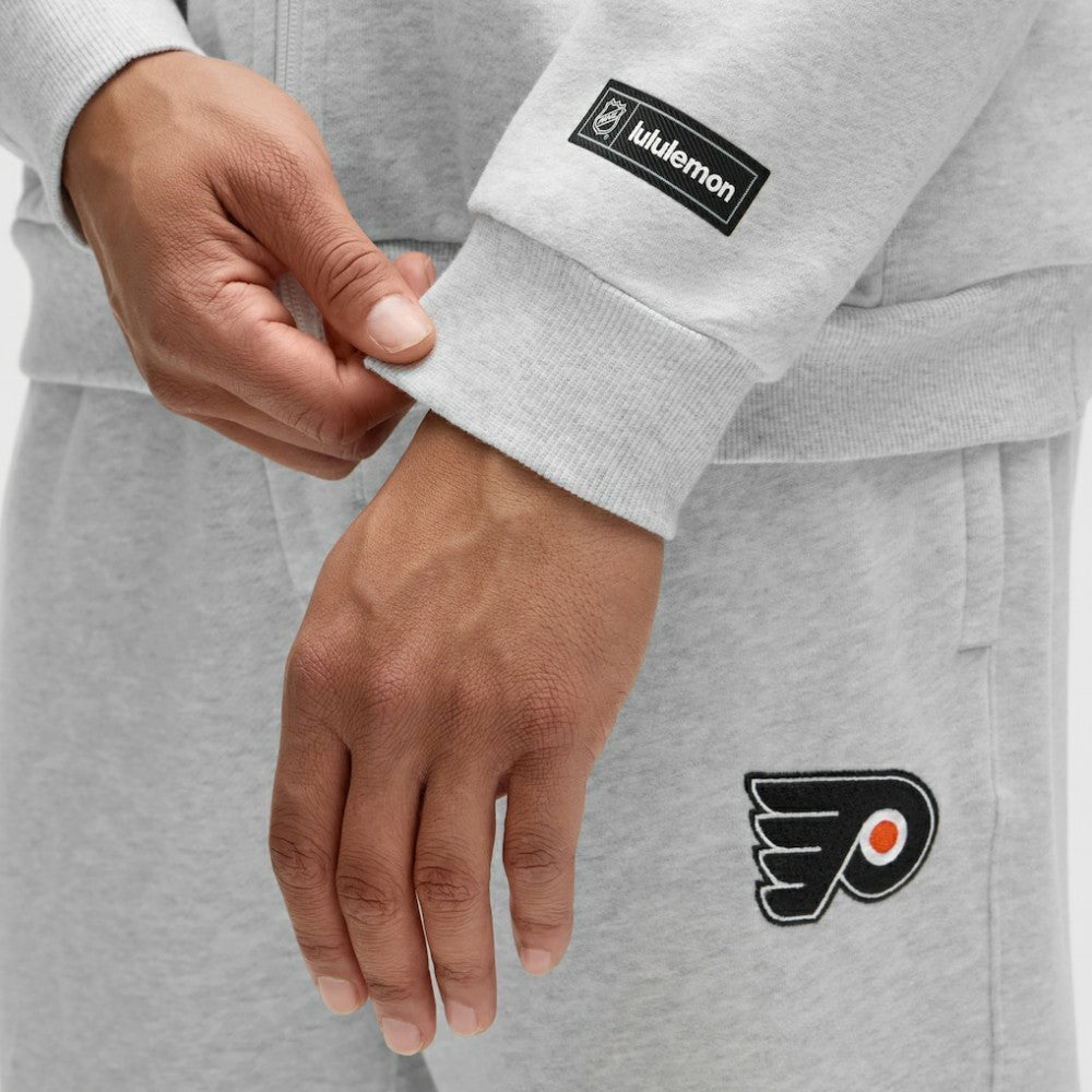 Philadelphia Flyers lululemon Steady State Full-Zip Hoodie - Heathered Core Ultra Light Grey - NHL