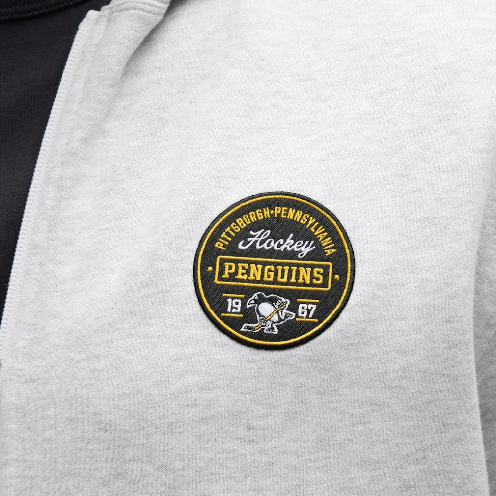 Pittsburgh Penguins lululemon Steady State Full-Zip Hoodie - Heathered Core Ultra Light Grey - NHL