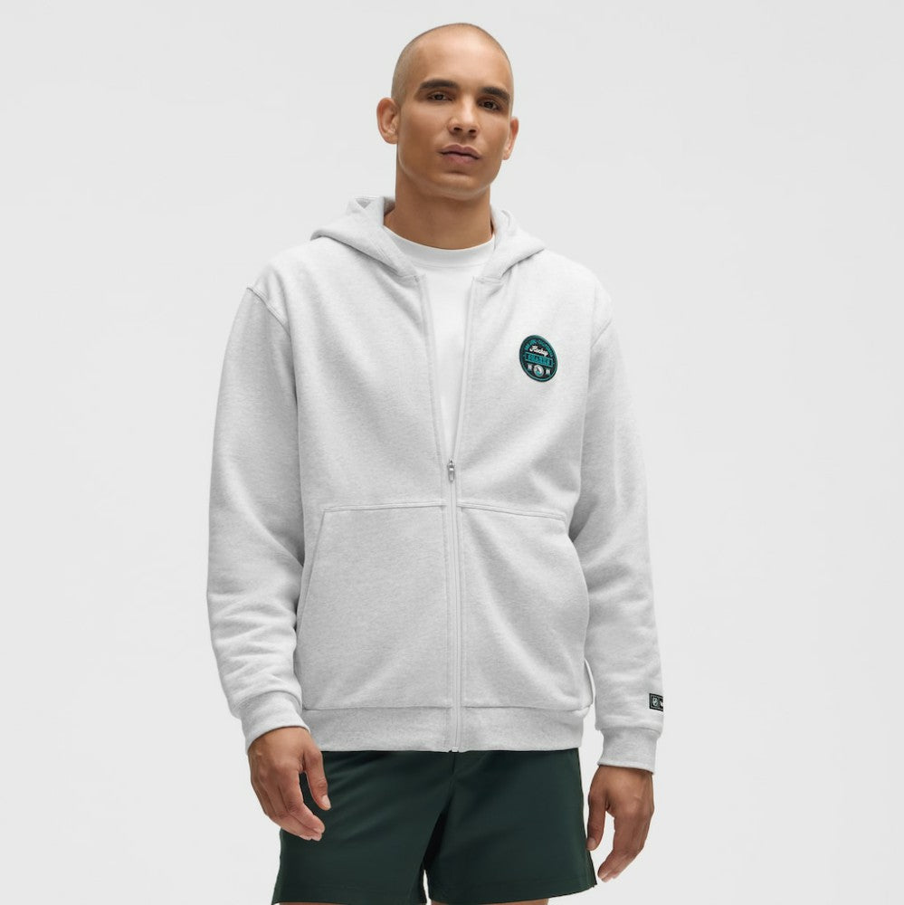 San Jose Sharks lululemon Steady State Full-Zip Hoodie - Heathered Core Ultra Light Grey - NHL