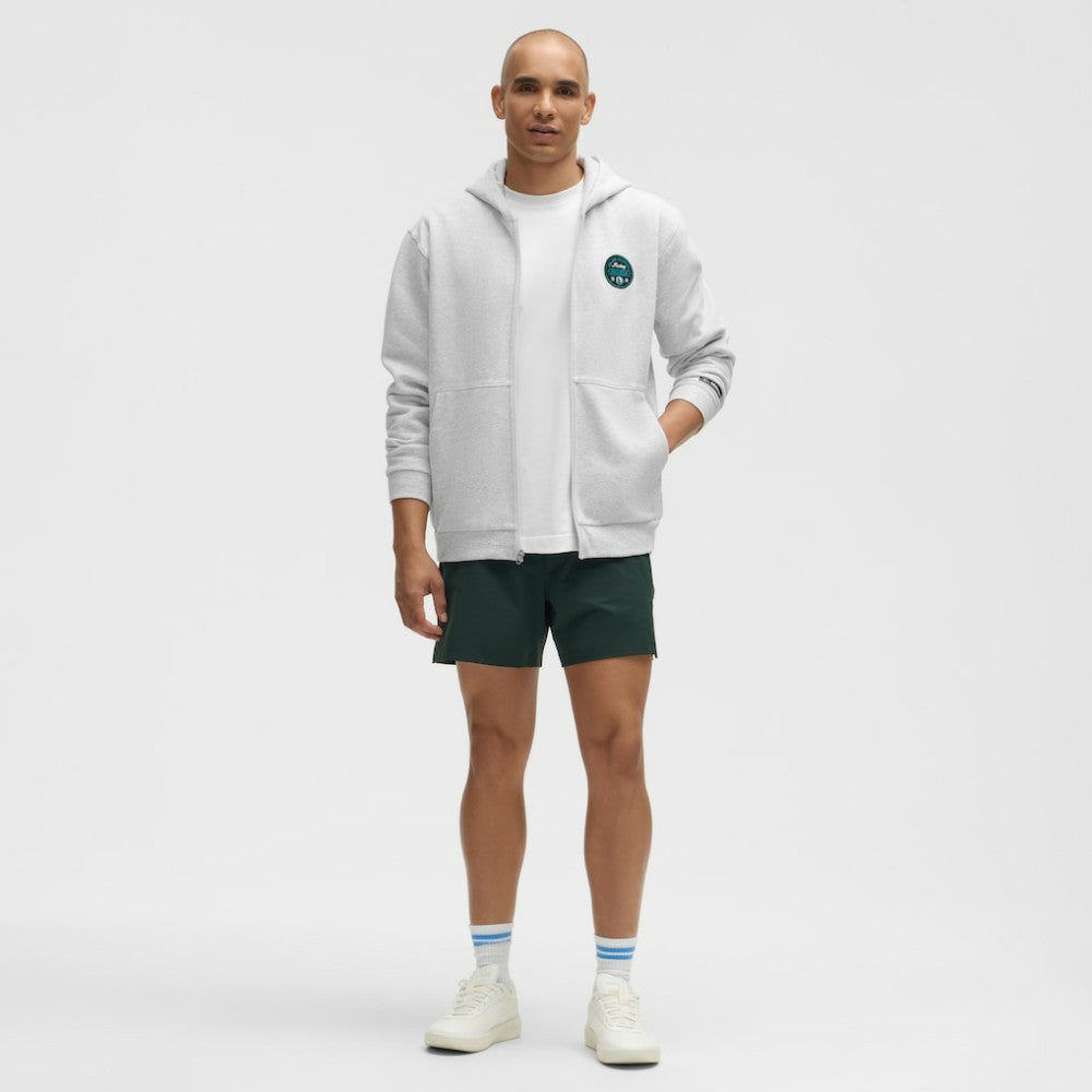 San Jose Sharks lululemon Steady State Full-Zip Hoodie - Heathered Core Ultra Light Grey - NHL
