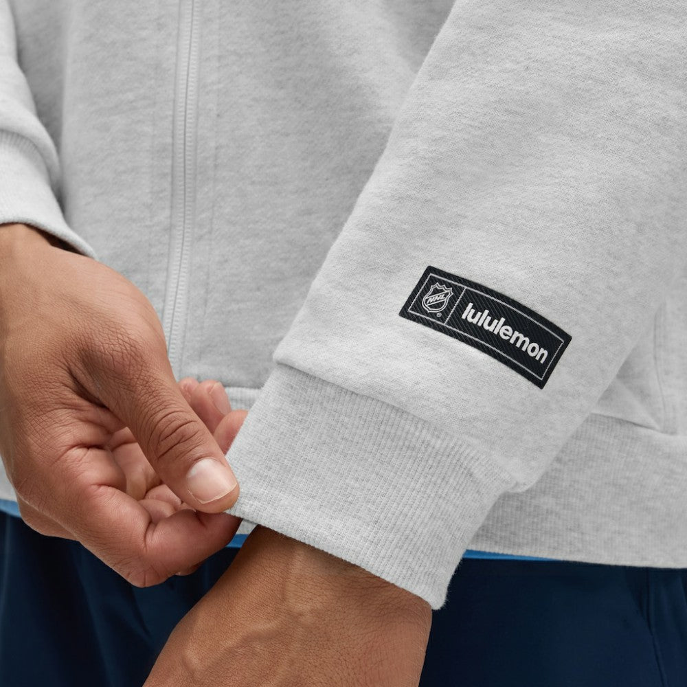 Seattle Kraken lululemon Steady State Full-Zip Hoodie - Heathered Core Ultra Light Grey - NHL