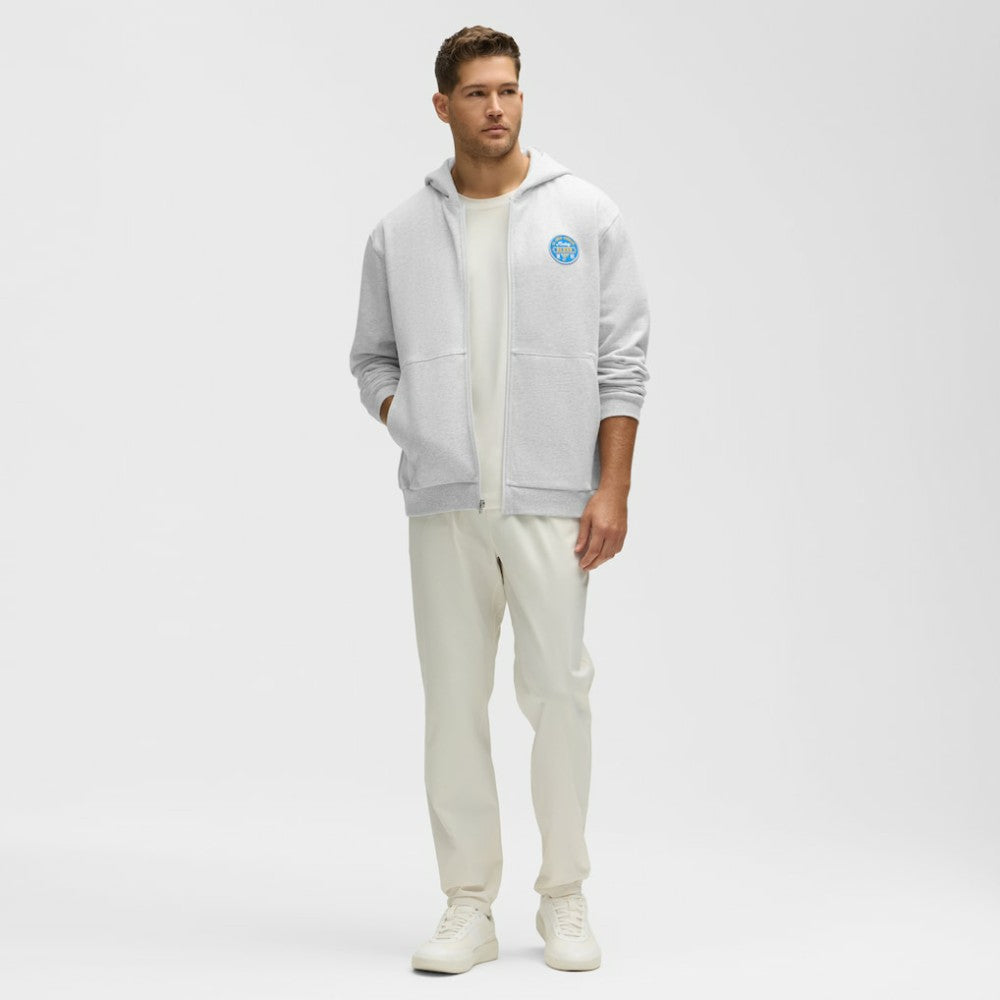 St. Louis Blues lululemon Steady State Full-Zip Hoodie - Heathered Core Ultra Light Grey - NHL