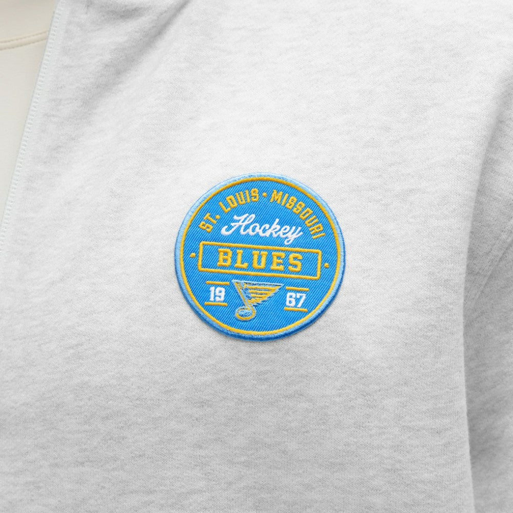 St. Louis Blues lululemon Steady State Full-Zip Hoodie - Heathered Core Ultra Light Grey - NHL