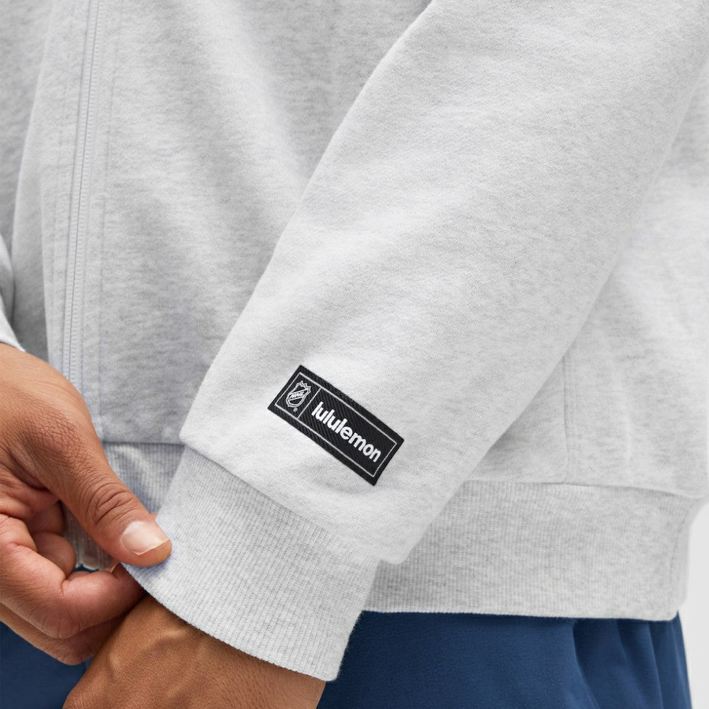 Tampa Bay Lightning lululemon Steady State Full-Zip Hoodie - Heathered Core Ultra Light Grey - NHL