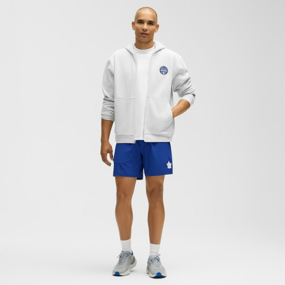 Toronto Maple Leafs lululemon Steady State Full-Zip Hoodie - Heathered Core Ultra Light Grey - NHL