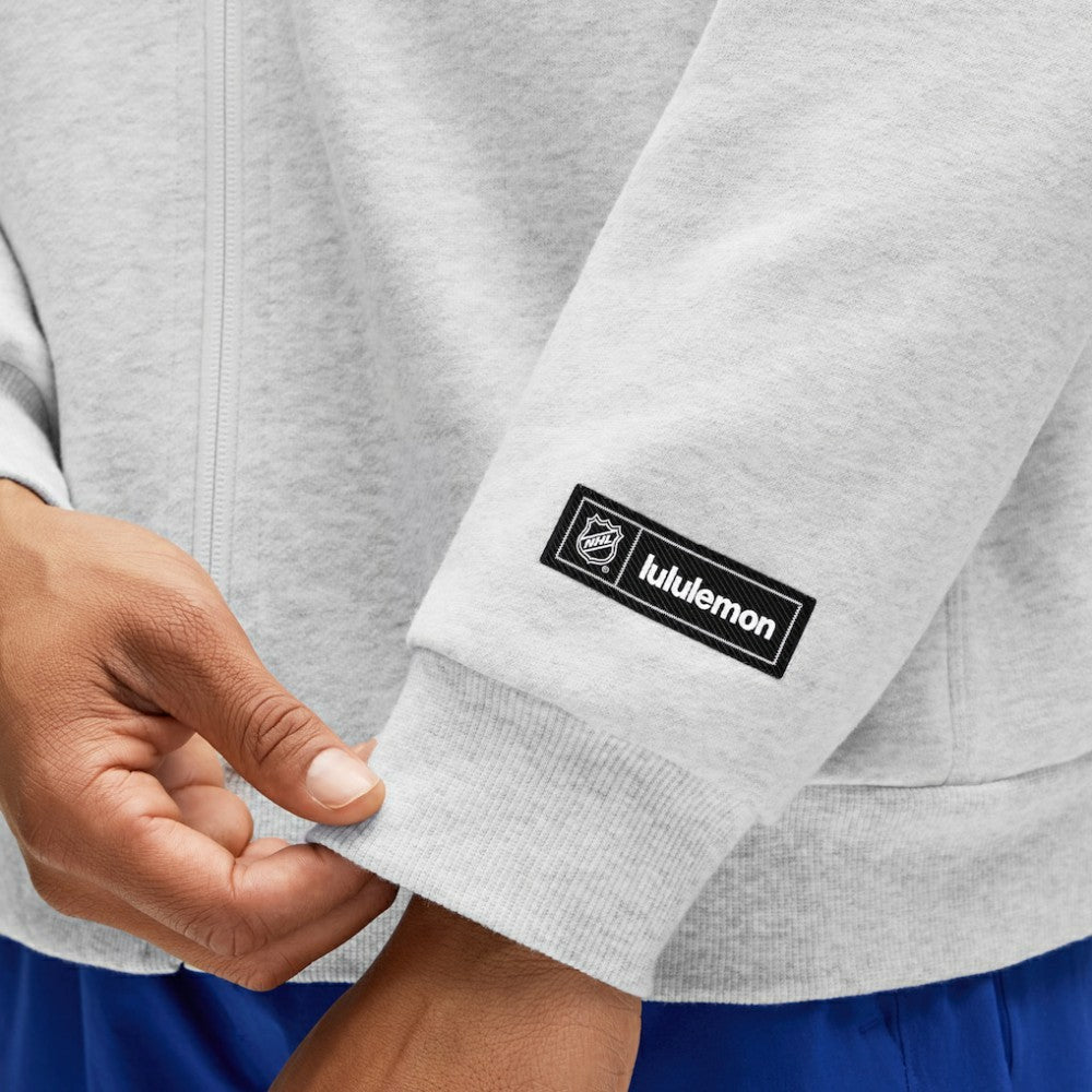 Toronto Maple Leafs lululemon Steady State Full-Zip Hoodie - Heathered Core Ultra Light Grey - NHL