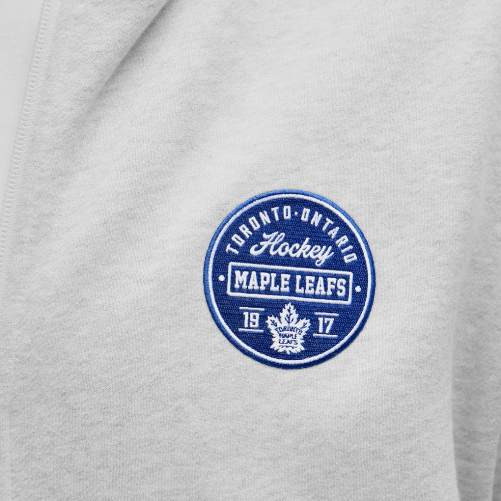 Toronto Maple Leafs lululemon Steady State Full-Zip Hoodie - Heathered Core Ultra Light Grey - NHL