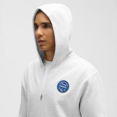 Vancouver Canucks lululemon Steady State Full-Zip Hoodie - Heathered Core Ultra Light Grey - NHL