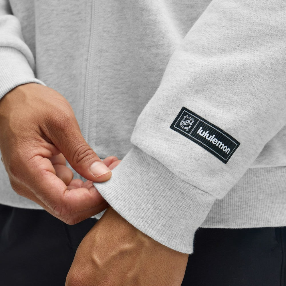 Vegas Golden Knights lululemon Steady State Full-Zip Hoodie - Heathered Core Ultra Light Grey - NHL