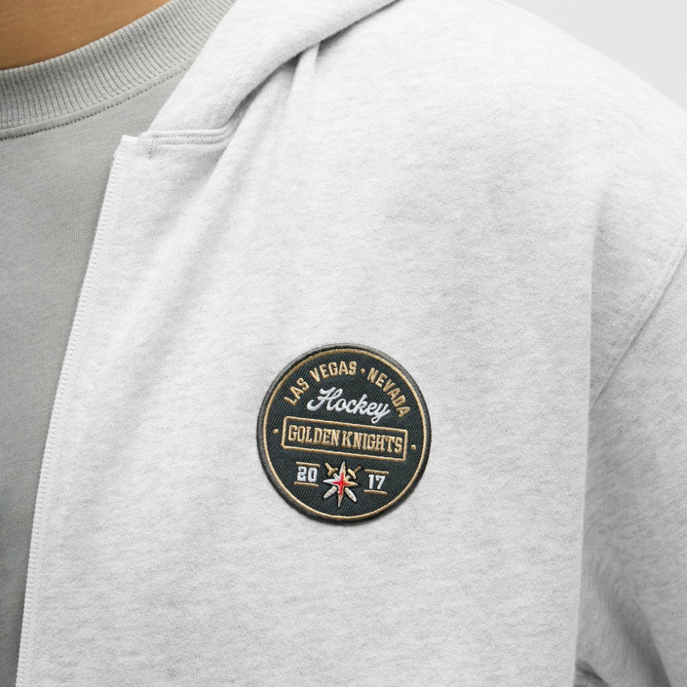 Vegas Golden Knights lululemon Steady State Full-Zip Hoodie - Heathered Core Ultra Light Grey - NHL
