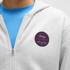 Washington Capitals lululemon Steady State Full-Zip Hoodie - Heathered Core Ultra Light Grey - NHL