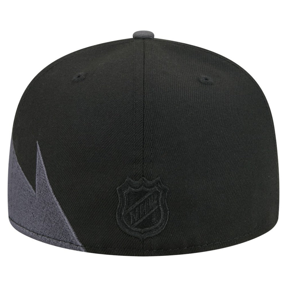 Detroit Red Wings New Era Spikes 59FIFTY Fitted Hat - Black - NHL
