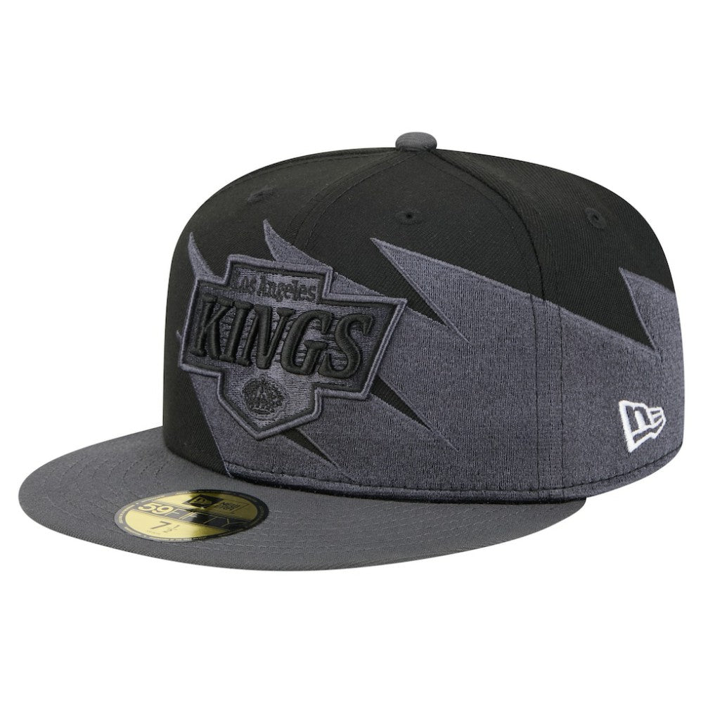 Los Angeles Kings New Era Spikes 59FIFTY Fitted Hat - Black - NHL
