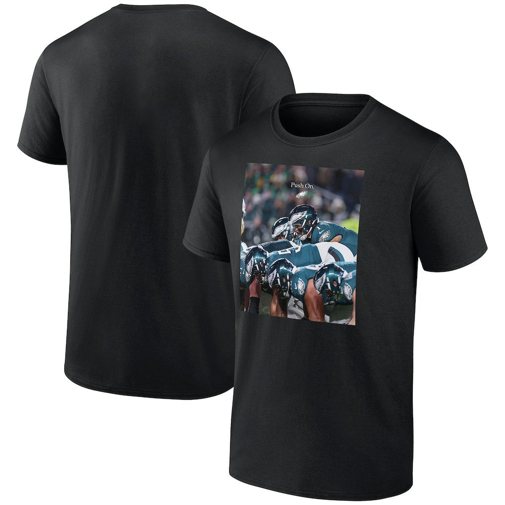 Philadelphia Eagles Push On T-Shirt Black | NFL