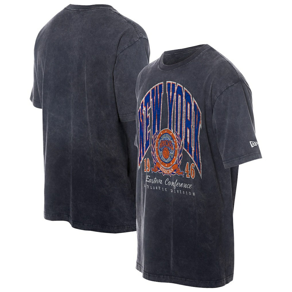 New York Knicks Sport Classics Mineral Washed T-Shirt Black - NBA