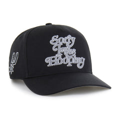 San Antonio Spurs Brand Seen by '47 Sorry I Was Hooping Hitch Adjustable Hat Black - NBA