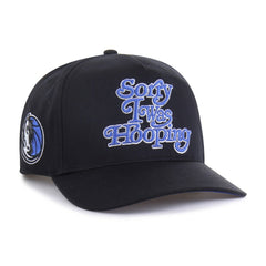 Dallas Mavericks Brand Seen by '47 Sorry I Was Hooping Hitch Adjustable Hat Black - NBA