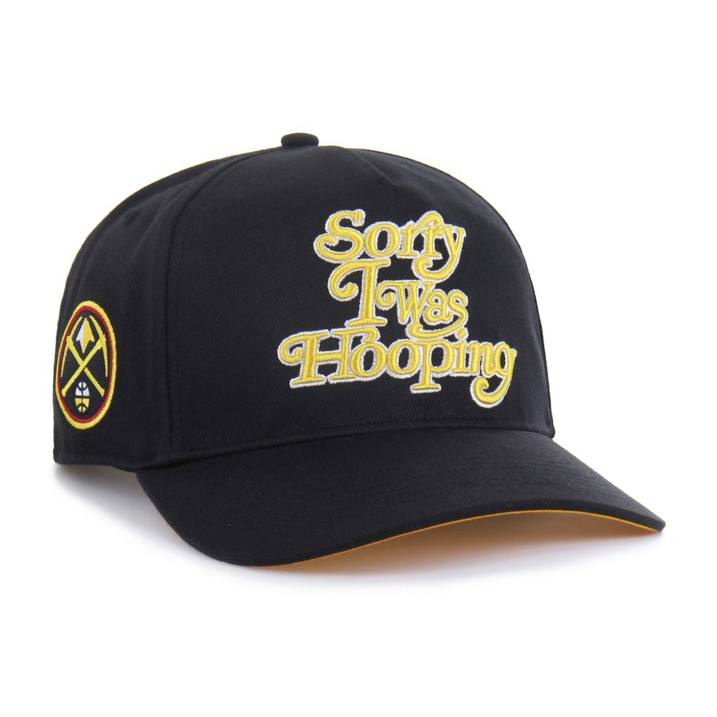 Denver Nuggets Brand Seen by '47 Sorry I Was Hooping Hitch Adjustable Hat Black - NBA