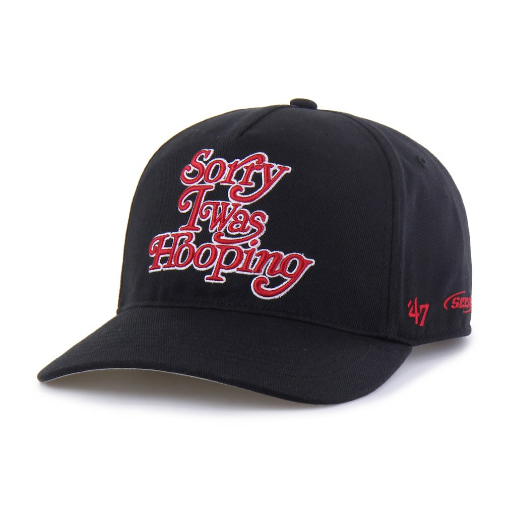 Houston Rockets Brand Seen by '47 Sorry I Was Hooping Hitch Adjustable Hat Black - NBA