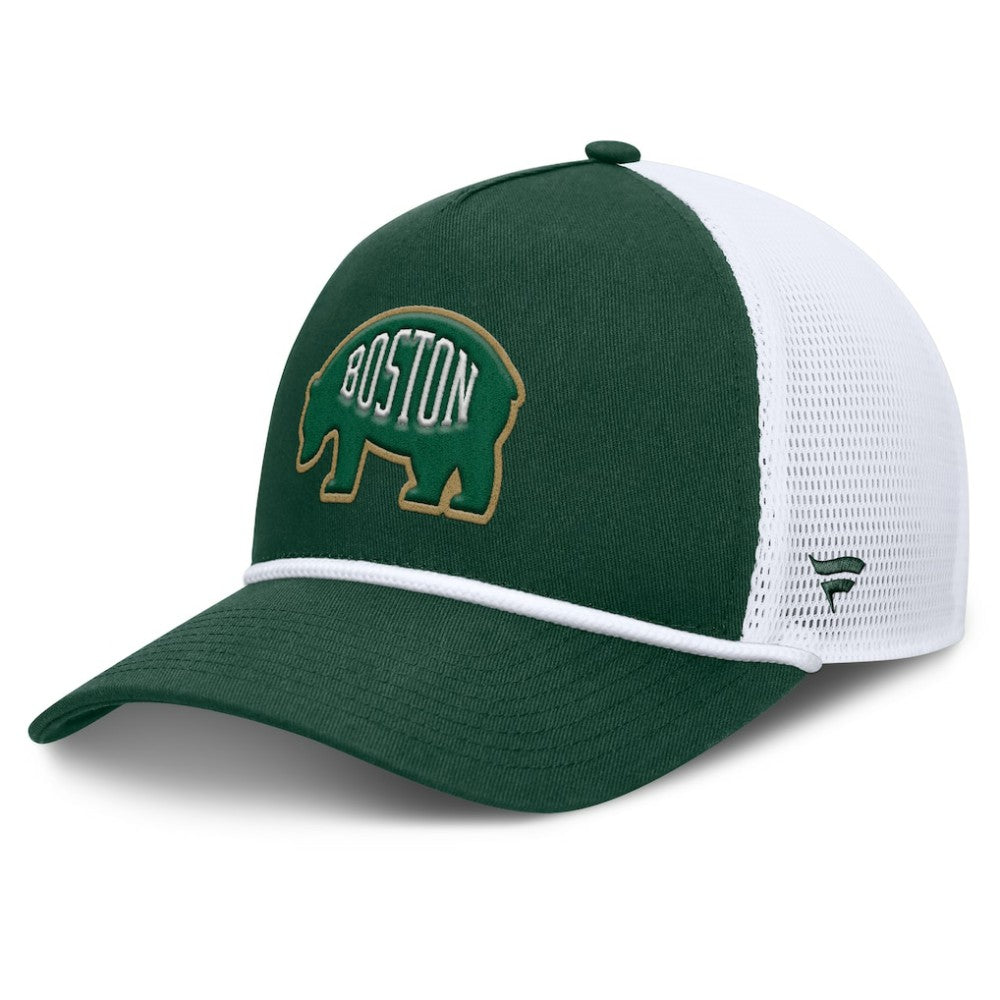 Boston Bruins Fanatics Bermuda A-Frame Adjustable Hat - Green/White - NHL